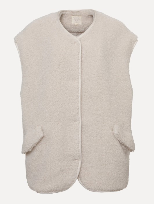 mouwloze teddy vest Alexander